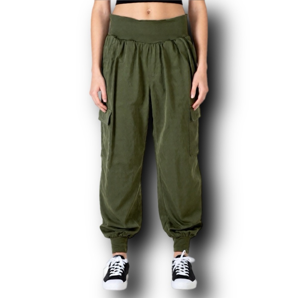 C&C California Relaxed Fit Cargo Pants Olive Green